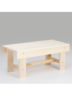 Лавка деревянная, 70×33×30 см, липа, «Добропаровъ»
