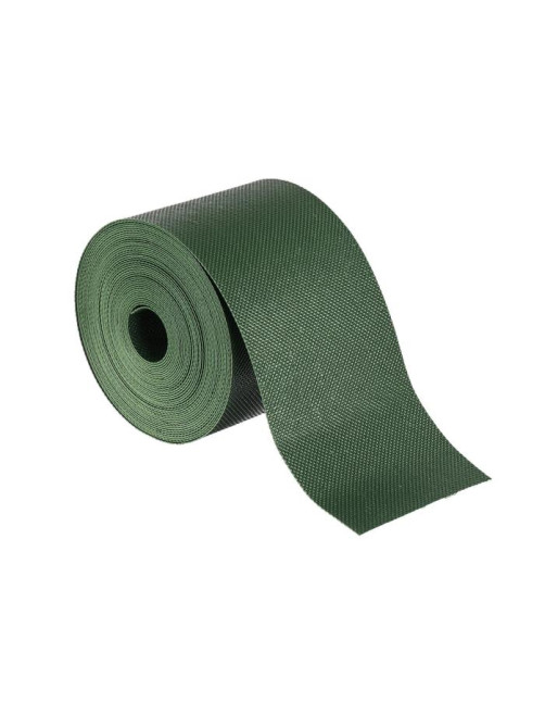 Лента бордюрная, 10 см×10 м, толщина 1.2 мм, пластиковая, зелёная, Greengo