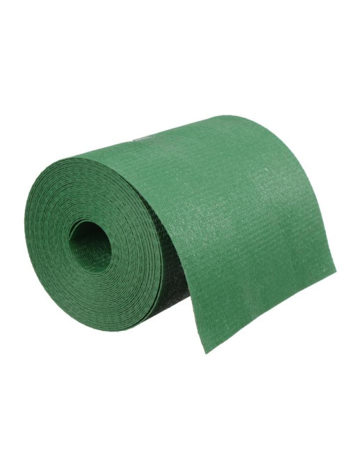 Лента бордюрная, 20 см×10 м, толщина 1.2 мм, пластиковая, зелёная, Greengo