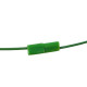 Кустодержатель, d=18 см, h=30 см, 2 кольца, металл, зелёный, Greengo