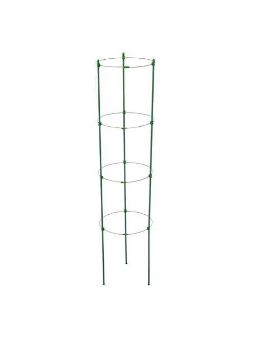 Кустодержатель, 4 кольца, d=26.5 см, h=120 см, металл, зелёный, Greengo