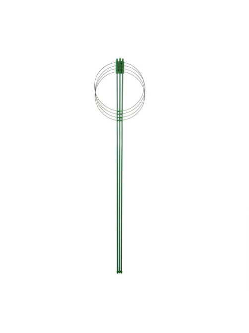 Кустодержатель, 4 кольца, d=26.5 см, h=120 см, металл, зелёный, Greengo