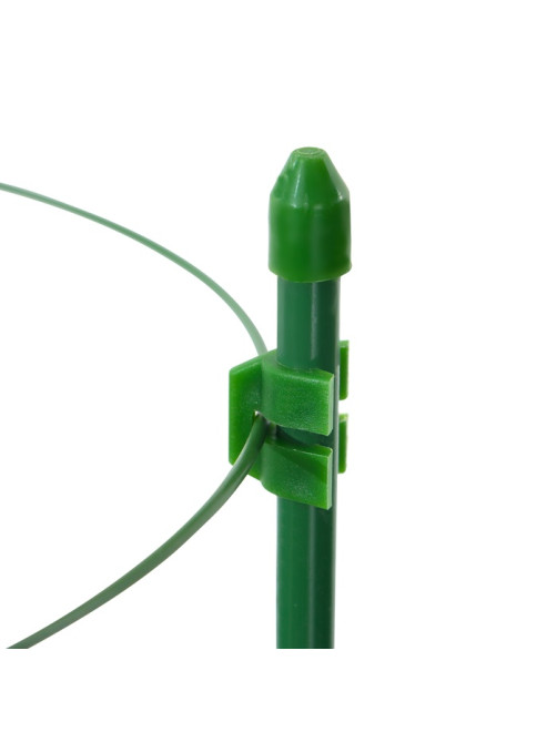 Кустодержатель, 4 кольца, d=26.5 см, h=120 см, металл, зелёный, Greengo