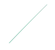 Колышек для подвязки растений, h=200 см, d=1 см, металл, зелёный, Greengo