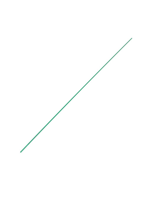 Колышек для подвязки растений, h=200 см, d=1 см, металл, зелёный, Greengo