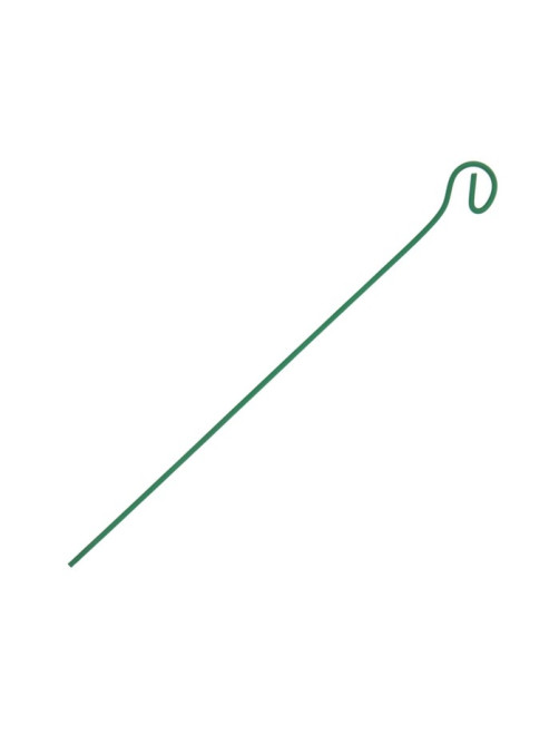 Колышек для подвязки растений, h=80 см, d=3 мм см, проволочный, зелёный, Greengo