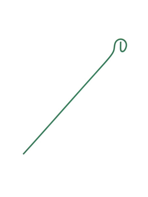 Колышек для подвязки растений, h=60 см, d=3 мм см, проволочный, зелёный, Greengo