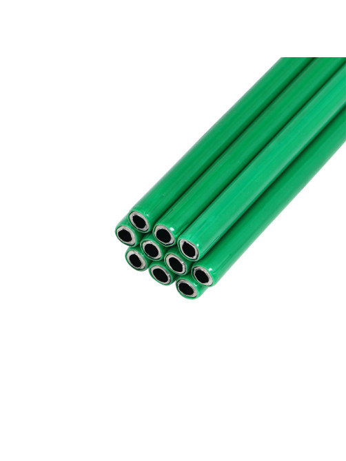 Колышек для подвязки растений, h=50 (± 5) см, d=1 см, металл, зелёный, Greengo