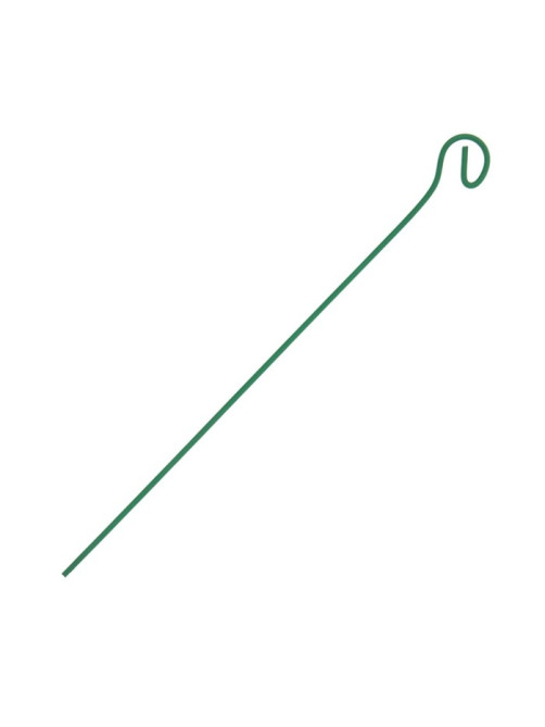 Колышек для подвязки растений, h=100 см, d=3 мм см, проволочный, зелёный, Greengo
