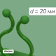 Крепления для вьющихся растений, самоклеящиеся, d=20 мм, цвет МИКС, Greengo