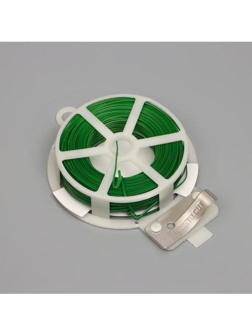 Проволока подвязочная, 50 м, зелёная, Greengo