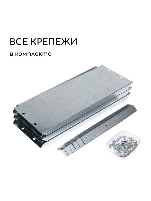 Клумба оцинкованная, d=80 см, высота бортика 15 см, Greengo