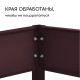 Клумба оцинкованная, d=60 см, высота бортика 15 см, коричневая, Greengo