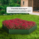 Клумба оцинкованная, d=80 см, высота бортика 15 см, зелёная, Greengo