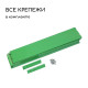 Клумба оцинкованная, 50×50×15 см, ярко-зелёная, Greengo