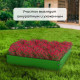 Клумба оцинкованная, 50×50×15 см, ярко-зелёная, Greengo