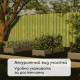 Грядка оцинкованная, 195×50×15 см, Greengo