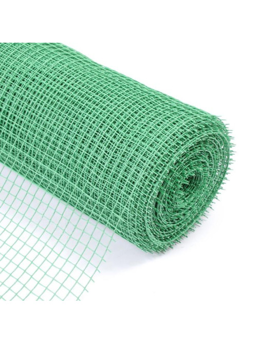 Сетка садовая, 1×20 м, ячейка ромб 15×15 мм, пластиковая, зелёная, Greengo, в рулоне