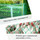 Сетка садовая, 1×20 м, ячейка ромб 15×15 мм, пластиковая, чёрная, Greengo, в рулоне