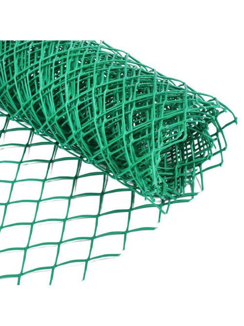 Сетка садовая, 0.5×5 м, ячейка ромб 40×40 мм, пластиковая, зелёная, Greengo, в рулоне