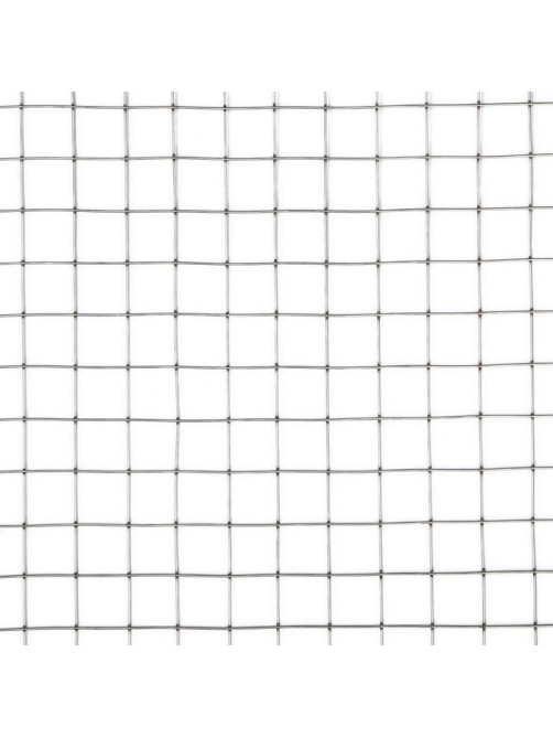 Сетка оцинкованная, сварная, 10×0.5 м, ячейка 12.5×12.5 мм, d=0.7 мм, Greengo