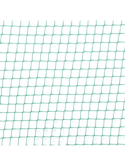 Сетка садовая, 2×10 м, ячейка ромб 6×6 мм, от птиц, пластиковая, зелёная, Greengo