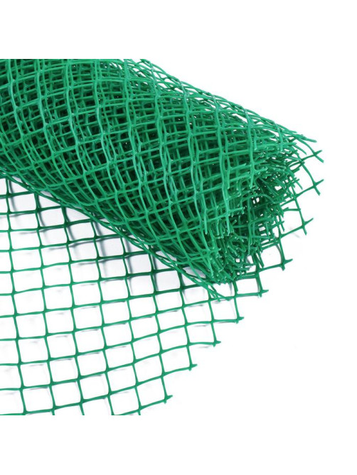 Сетка садовая, 0.5×5 м, ячейка ромб 15×15 мм, пластиковая, зелёная, Greengo, в рулоне