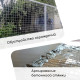 Сетка оцинкованная, сварная, 10×0.5 м, ячейка 12.5×12.5 мм, d=0.7 мм, Greengo