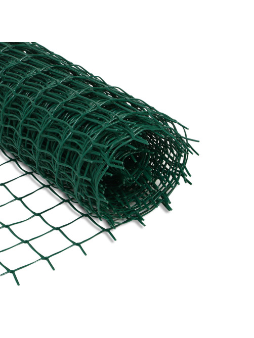 Сетка садовая, 1×10 м, ячейка квадрат 50×50 мм, пластиковая, зелёная, Greengo, в рулоне