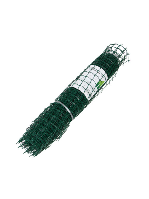 Сетка садовая, 1×10 м, ячейка квадрат 50×50 мм, пластиковая, зелёная, Greengo, в рулоне