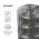 Сетка оцинкованная, сварная, 10×0.5 м, ячейка 25×50 мм, d=0.7 мм, Greengo