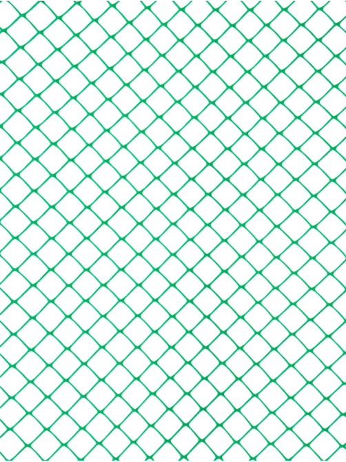 Сетка садовая, 1×10 м, ячейка ромб 15×15 мм, пластиковая, зелёная, Greengo, в рулоне