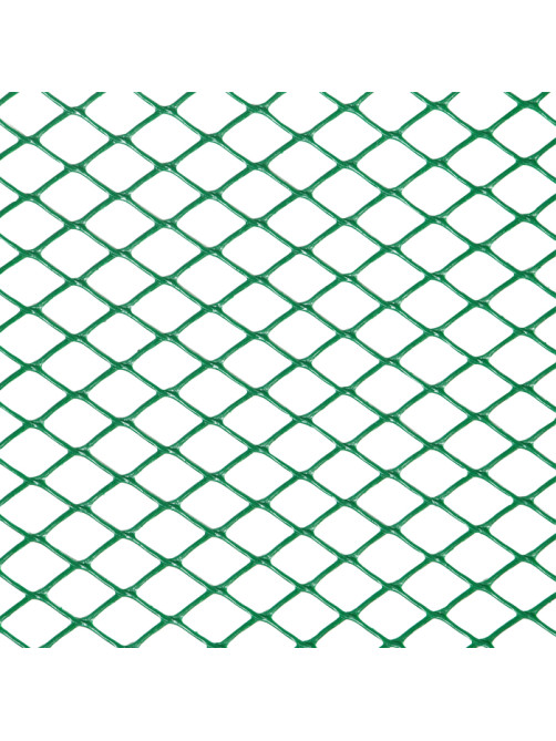 Сетка садовая, 0.5×20 м, ячейка ромб 15×15 мм, пластиковая, зелёная, Greengo, в рулоне