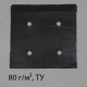 Материал мульчирующий, с перфорацией, 5×1.6 м, плотность 80 г/м², спанбонд с УФ-стабилизатором, 2 ряда перфорации, чёрный, Greengo, Эконом 30%
