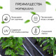 Материал мульчирующий, с перфорацией (4 ряда), 20×1.6 м, плотность 80 г/м², спанбонд с УФ-стабилизатором, чёрный, Greengo, Эконом 30%
