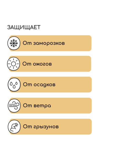 Чехол для растений, конус на завязках, 120×100 см, спанбонд с УФ-стабилизатором, плотность 60 г/м², МИКС, Greengo