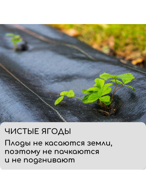 Агроткань застилочная, с разметкой, 5×1.1 м, плотность 100 г/м², полипропилен, Greengo, Эконом 50%