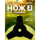 Нож для триммера ТУНДРА, трехлучевой, 255×25.4×1.4 мм
