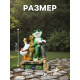 Садовая фигура из полистоуна «Зверюшки на самокате», 30×10.5×28 см