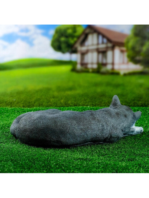 Садовая фигура из полистоуна «Кот Кузя», 13×24×40 см