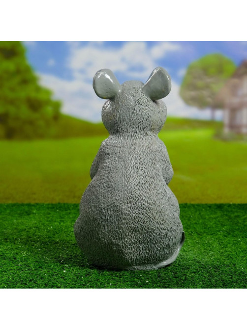 Садовая фигура из гипса «Мышь», 29.5 см, серая