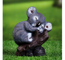 Садовая фигура из полистоуна «Коала спящая», 16×13×7 см