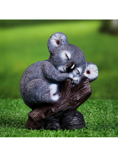 Садовая фигура из полистоуна «Коала спящая», 16×13×7 см
