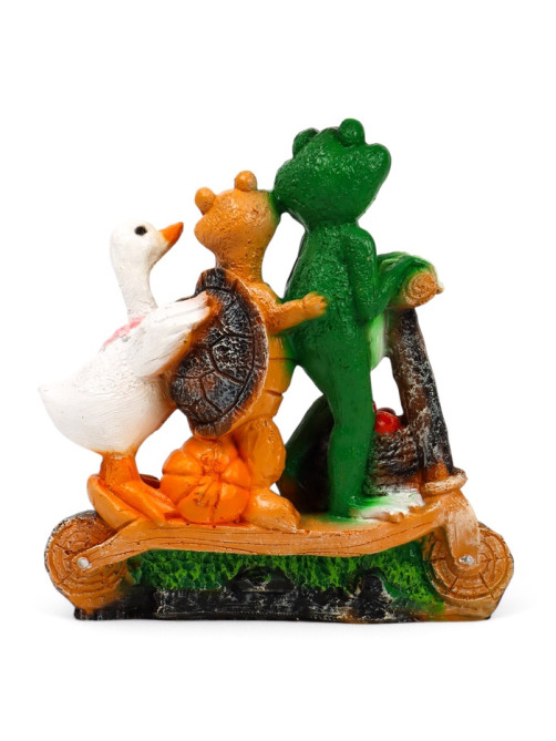 Садовая фигура из полистоуна «Зверюшки на самокате», 30×10.5×28 см