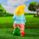 Садовая фигура из гипса «Гном с морковкой», h=36 см