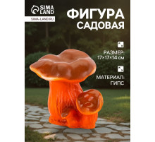 Садовая фигура из гипса «Грибы лисички», 17×14×17 см