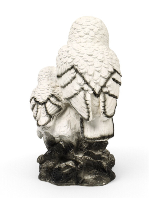 Садовая фигура из гипса «Совы полярные», 36×18×19 см