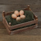 Яйцо искусственное подкладное, для кур, 4×6 см, 1 шт., коричневое, Greengo