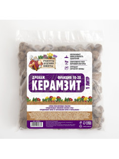 Дренаж Керамзит «Рецепты Дедушки Никиты» фр 10-20, 1 л