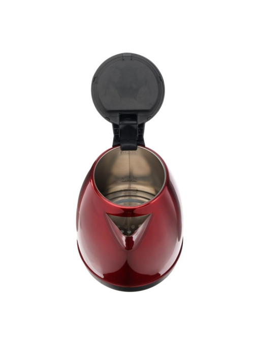 Чайник электрический Luazon LSK-1804, металл, 1.8 л, 1500 Вт, красный